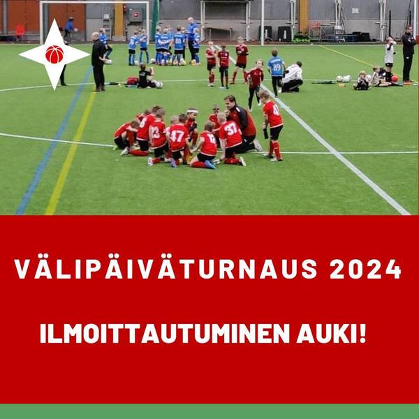 Välipäiväturnaus 2024 - ilmoittautuminen avattu!