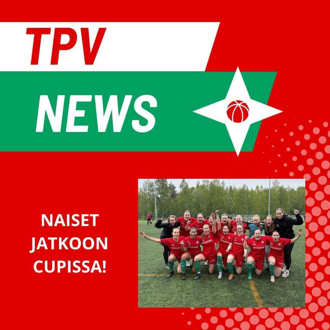 TPV:n naiset jatkoon Suomen Cupissa