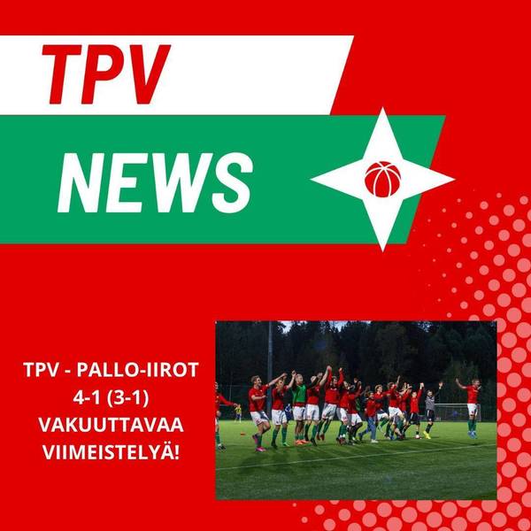 TPV tehokkaana loppusarjan avauksessa