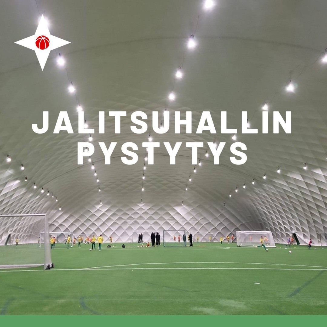 Jalitsuhallin pystytystalkoot pe-su 14-16.11.2025