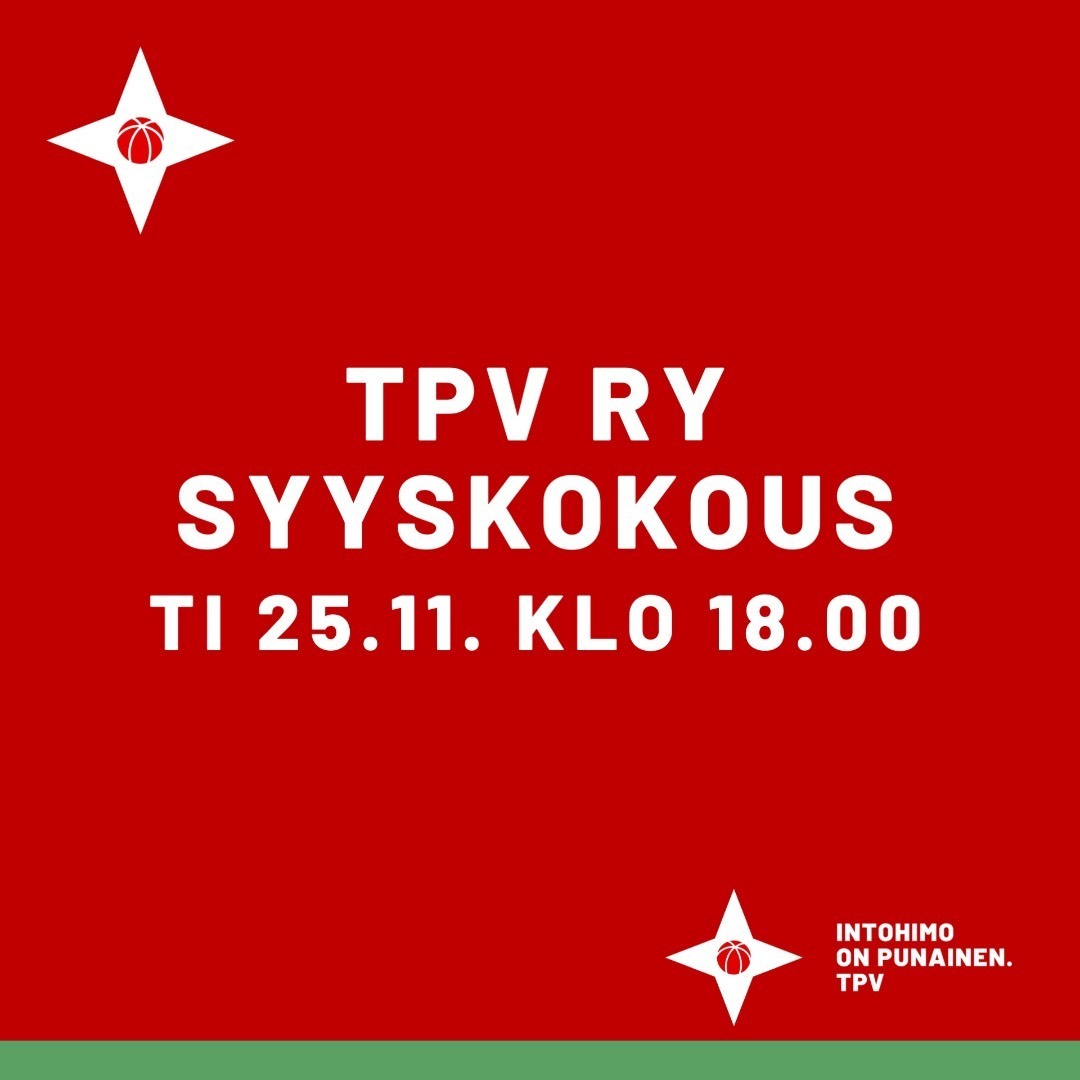 Tampereen Pallo-Veikot ry:n syyskokous