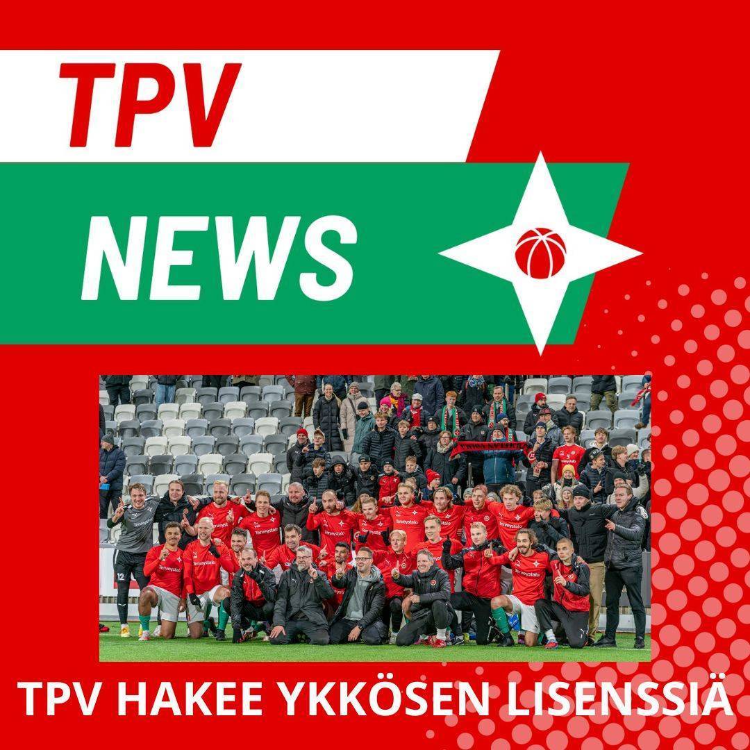 Miesten edustusjoukkue hakee Ykkösen lisenssiä