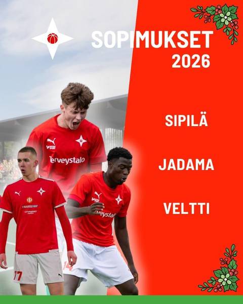 Kolme sopimusta TPV:n nuorille pelaajille!