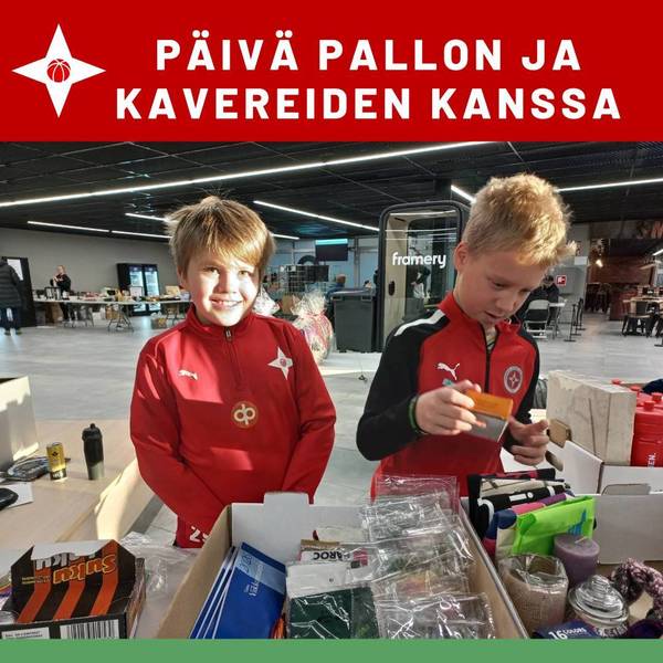 Päivä pallon ja kavereiden kanssa