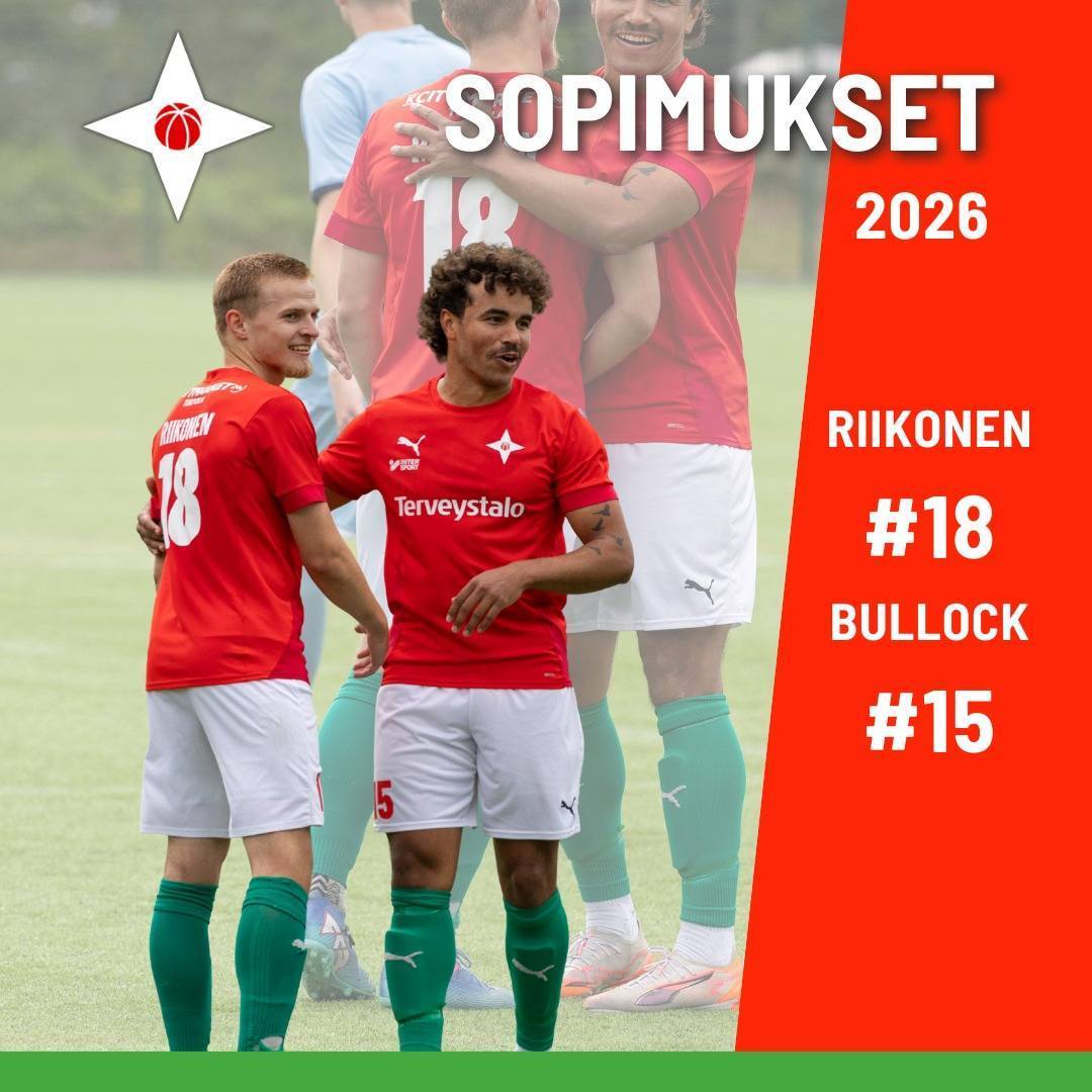 Kaksi jatkosopimusta!