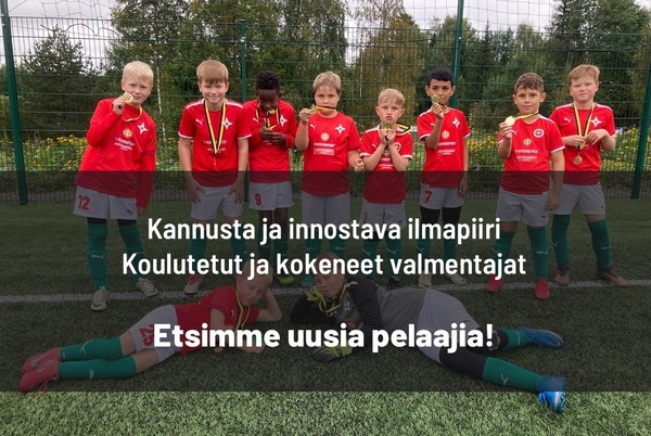 Etsimme uusia pelaajia - tuu rohkeasti tutustumaan!