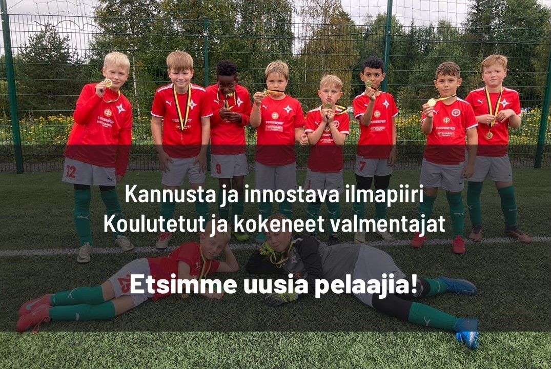 Etsimme uusia pelaajia - tuu rohkeasti tutustumaan!