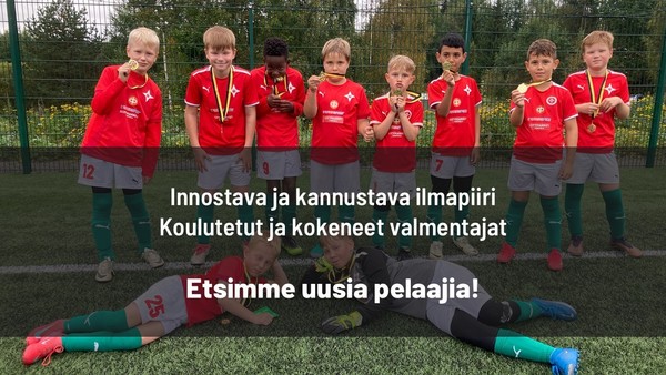 Etsimme uusia pelaajia - tuu rohkeasti tutustumaan!