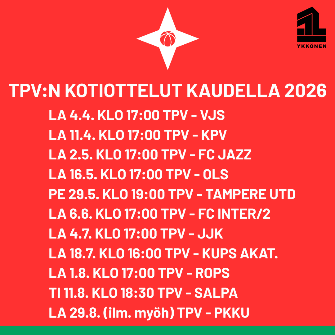 Ykkösen kausiohjelma julkaistu