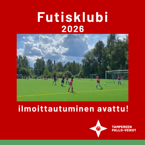 Futisklubi 2026-Iloinen harrastus 6-12-vuotiaille!