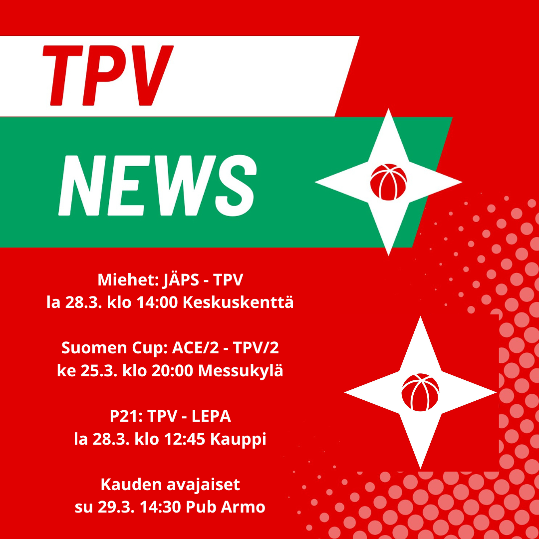 Harjoituspelejä, Suomen Cupia ja kauden avajaiset!