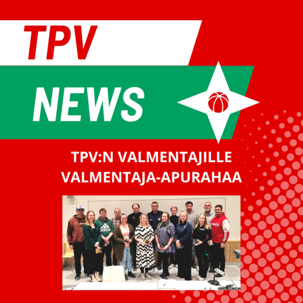 Apurahaa TPV:n valmentajille