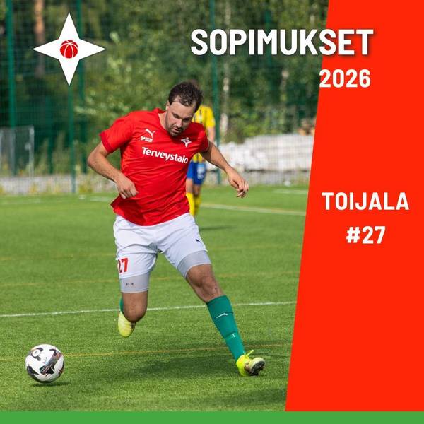 Vielä yksi sopimus: Toijala jatkaa!