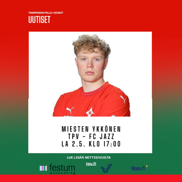 TPV isännöi FC Jazzia lauantaina