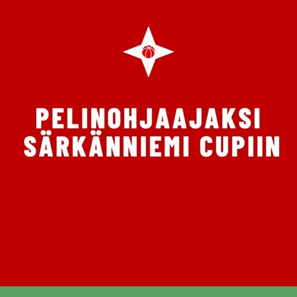 Ilmottaudu pelinohjaajaksi/tuomariksi Särkänniemi Cupiin 2026