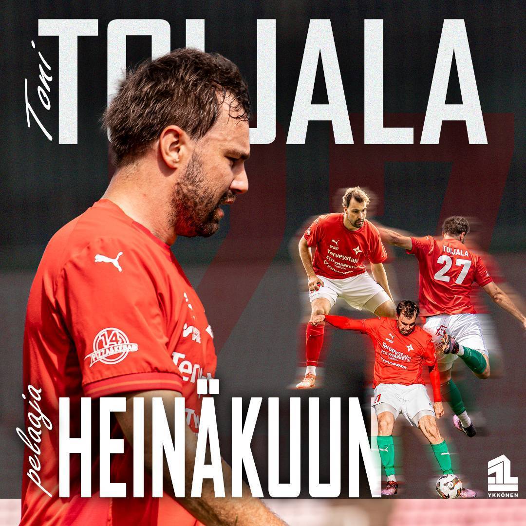 Toni Toijala Ykkösen heinäkuun pelaajaksi!