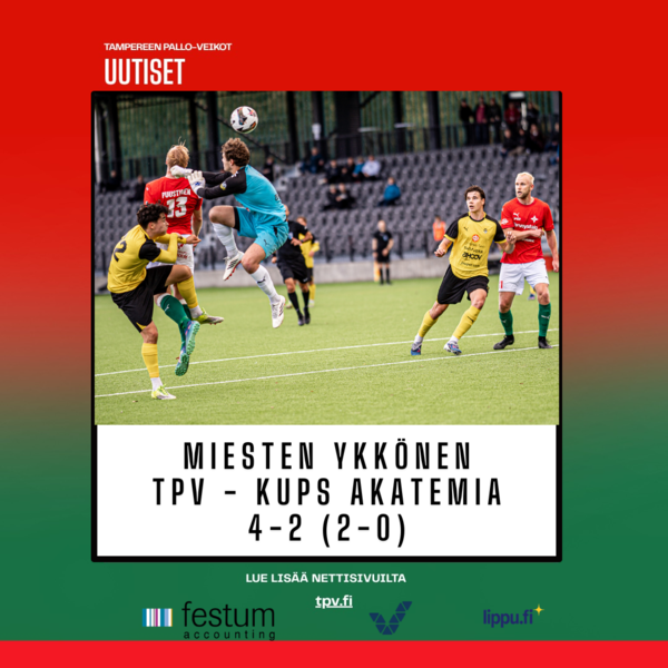Hieno taistelu ja huipputärkeä voitto!