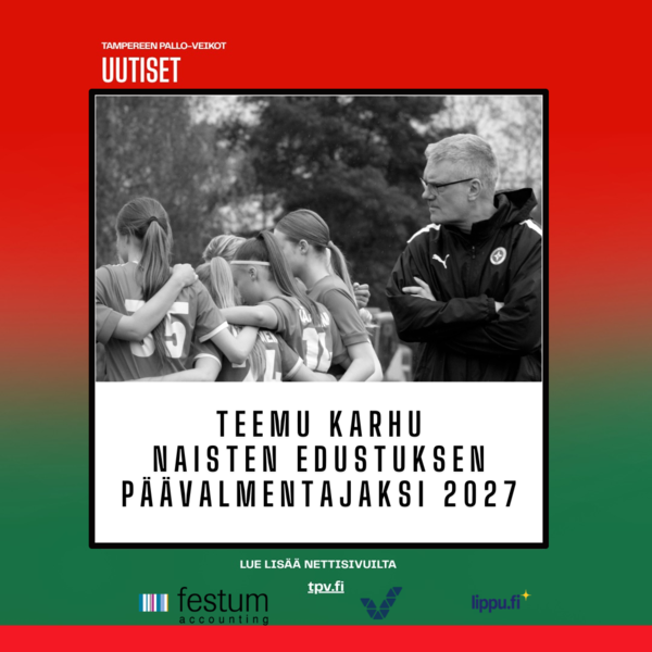 Teemu Karhu naisten edustusjoukkueen päävalmentajaksi 2027
