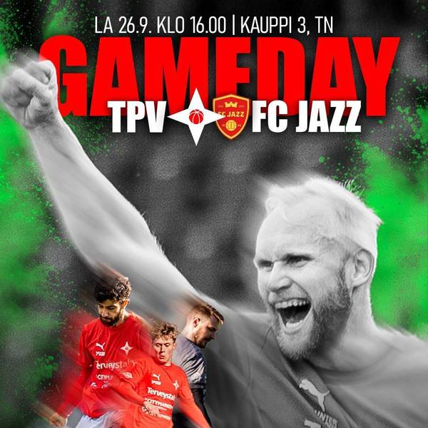 Lauantain kohokohtana TPV - FC Jazz!