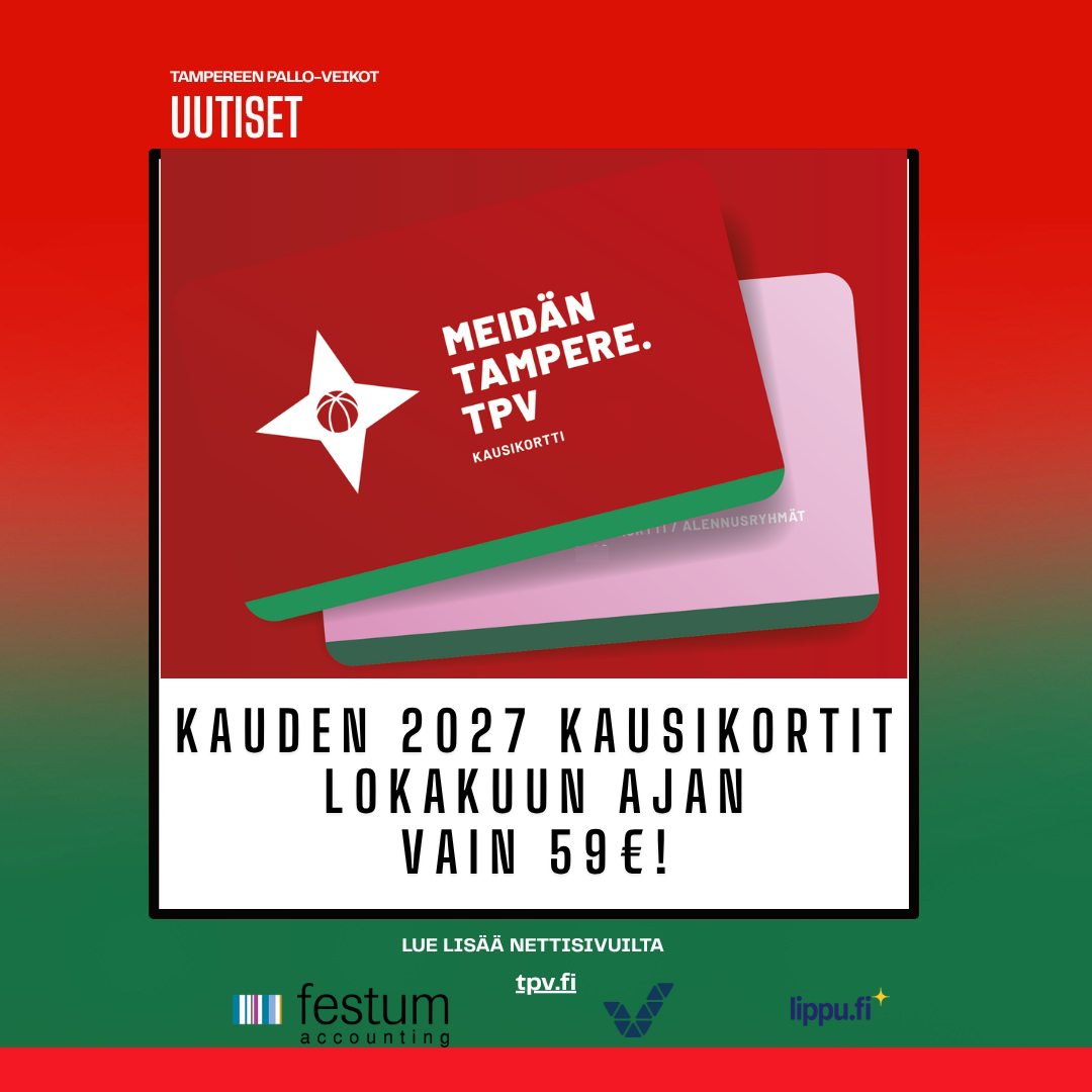 Kausikortti erikoishintaan lokakuun ajan!