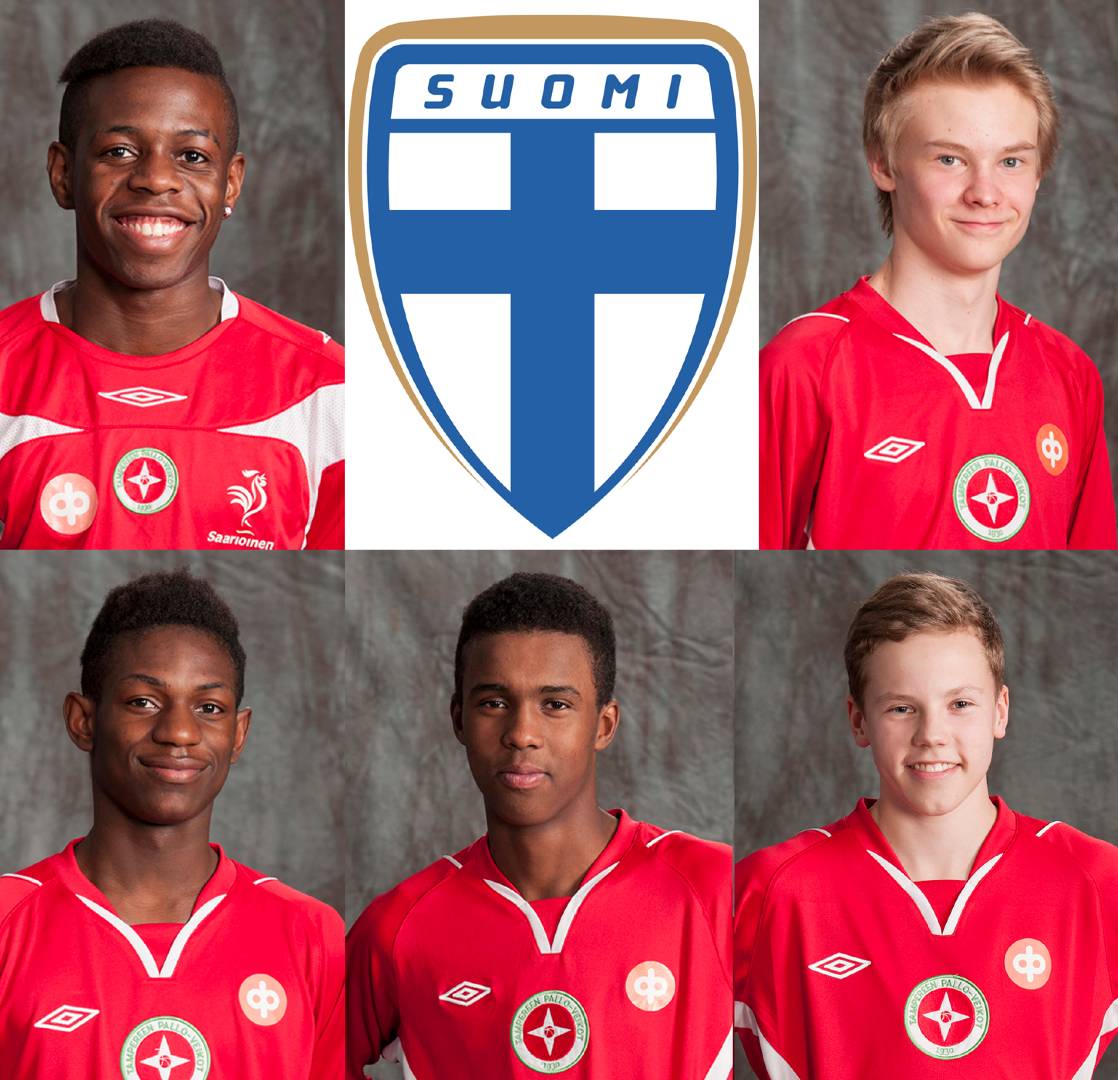 Viisi TPV:n pelaajaa U15-aluemaajoukkueen otteluleirille Eerikkilään 24.3.