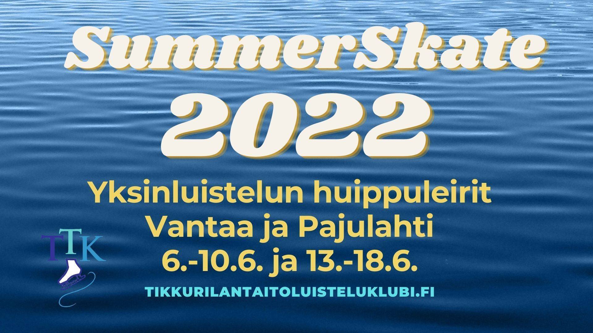 SummerSkate 2022 Vantaalla ja Myyrmäessä