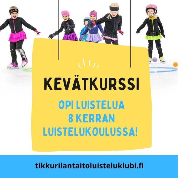 Luistelukoulun kevätkurssi toukokuussa! 