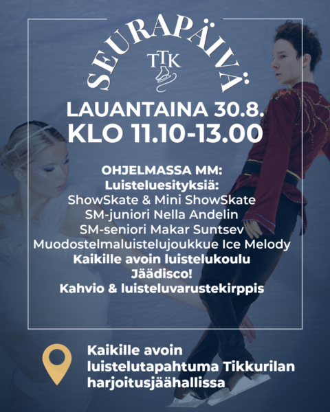 Seurapäivä tulee! 