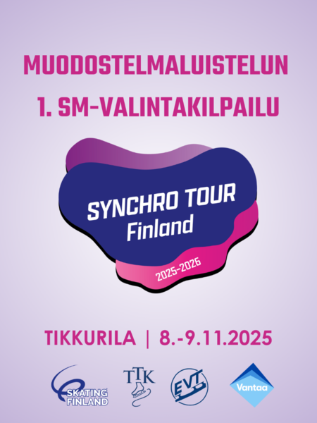 Muodostelmaluistelun 1. SM-valintakilpailu 8.-9.11.2025
