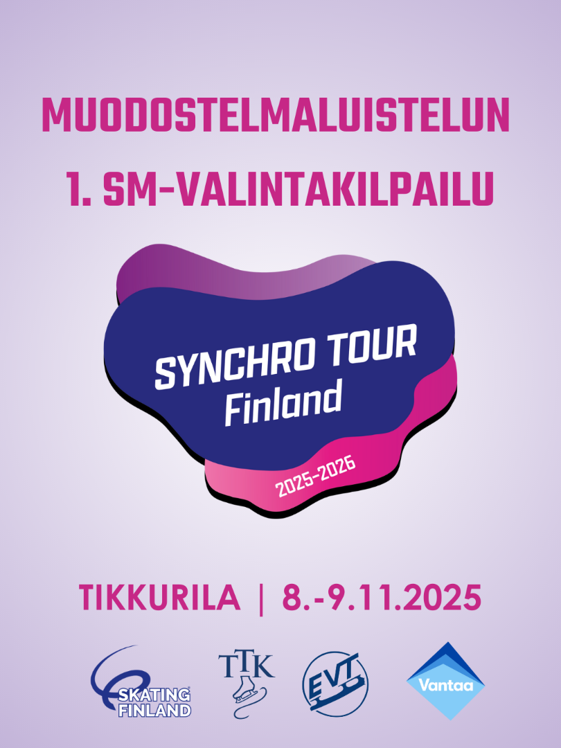 Muodostelmaluistelun 1. SM-valintakilpailu 8.-9.11.2025