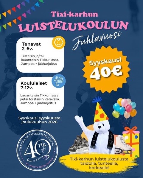Tervetuloa TTK:n luistelukouluun! 
