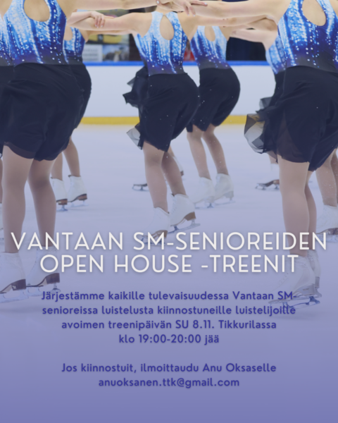 SM-Senioreiden Open House -treenit 