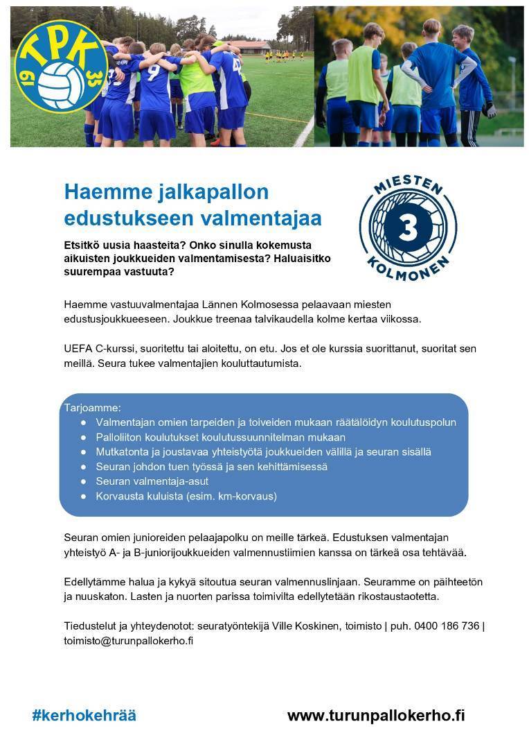 Miesten Edustusjoukkueen valmentajaksi?