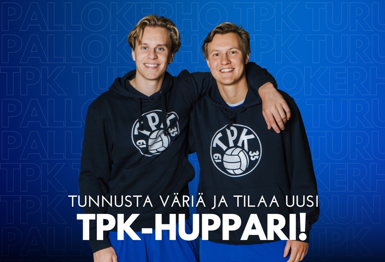 Tunnusta väriä ja tilaa uusi TPK-huppari!