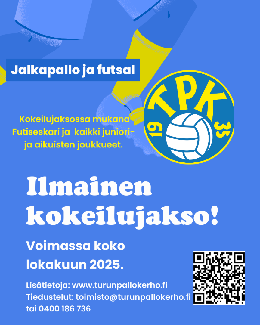 Ilmainen kokeilujakso lokakuussa. Tule mukaan!