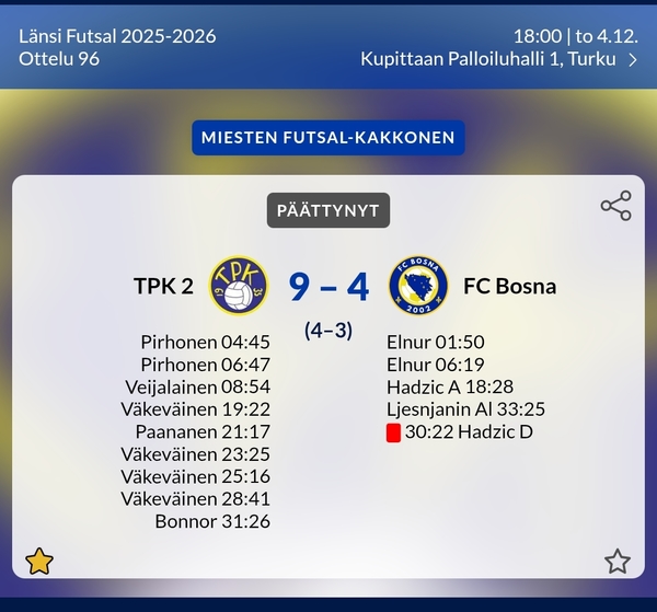 Kovaotteiset miehet Kupittaalla!