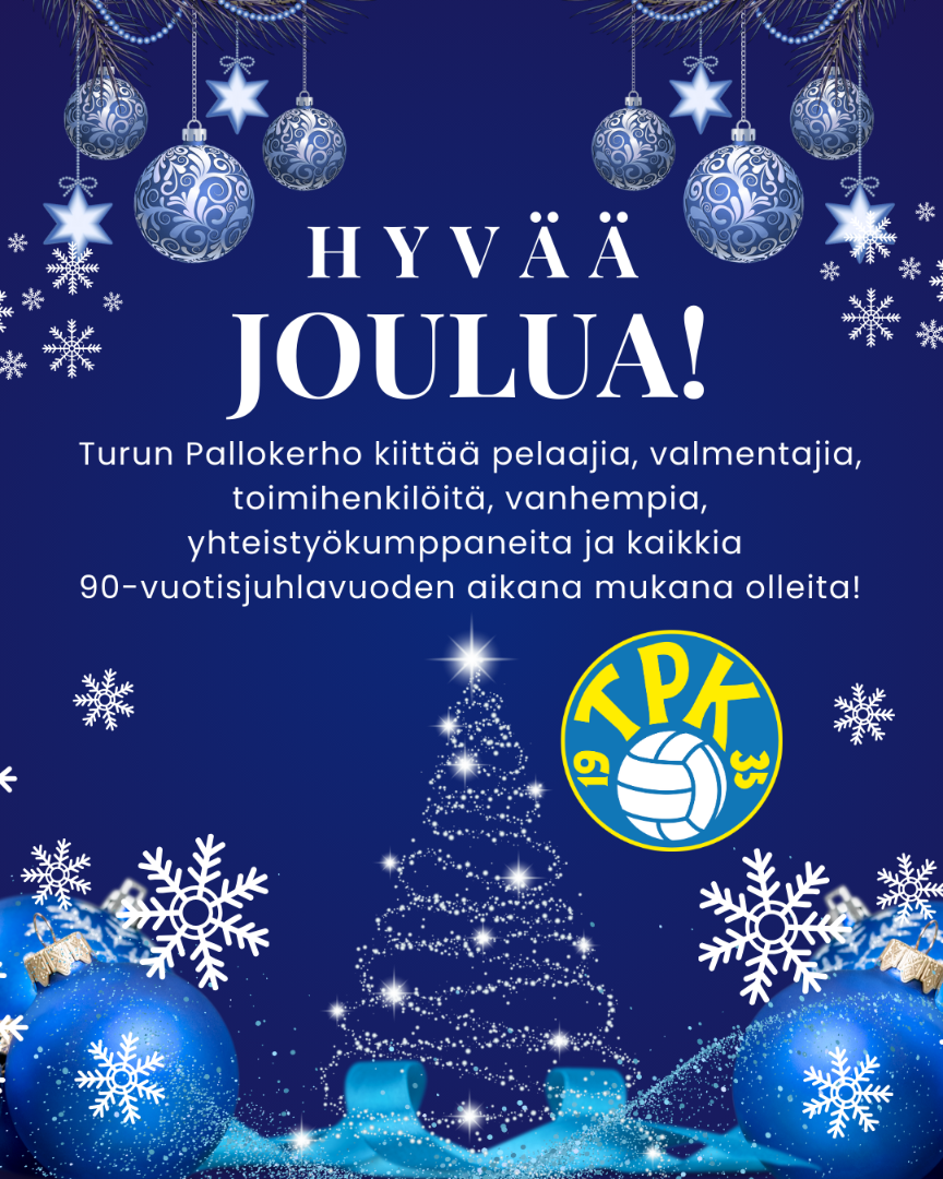 TPK toivottaa hyvää joulua!