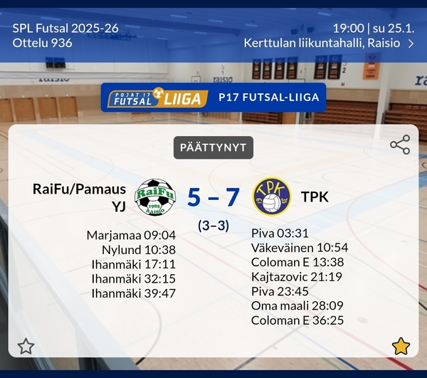 Viimeinen derby = 3 points!