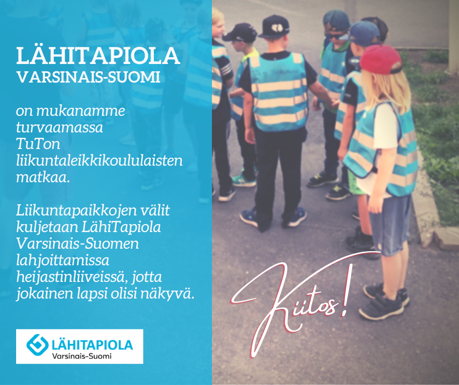 LähiTapiola turvaa liikuntaleikkikoululaisia
