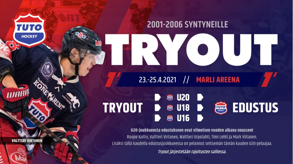 TUTO Hockey try out 23.-25.4.