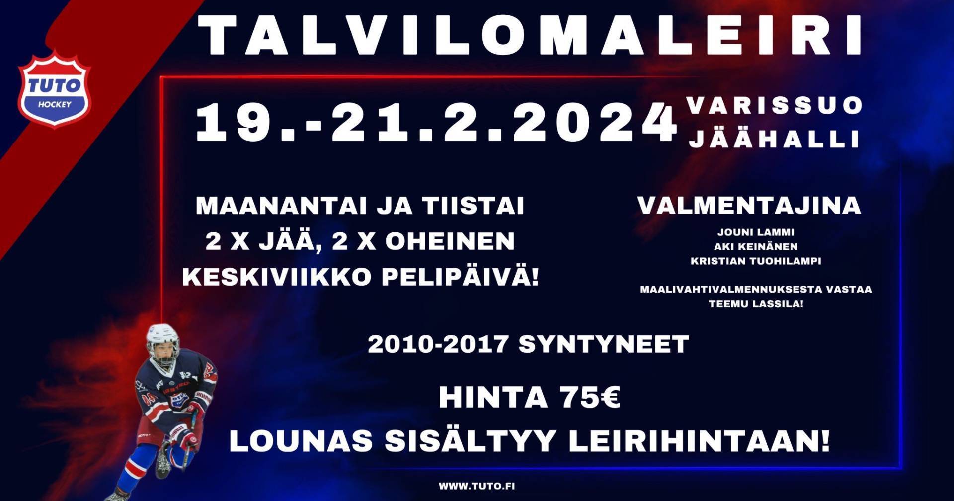 TuTo talvilomaleiri tulee taas!
