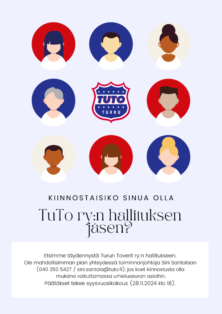 Sinustako jäsen TuTo ry:n hallitukseen?