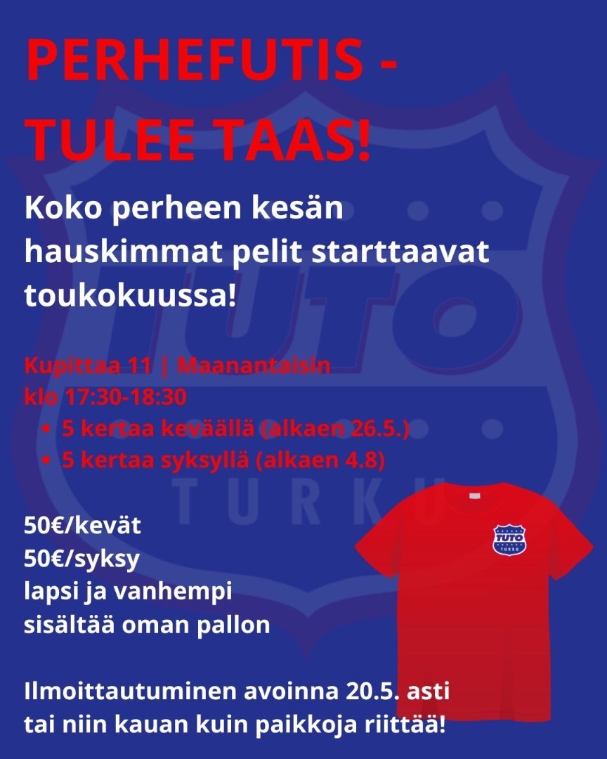 Perhefutis starttaa taas!