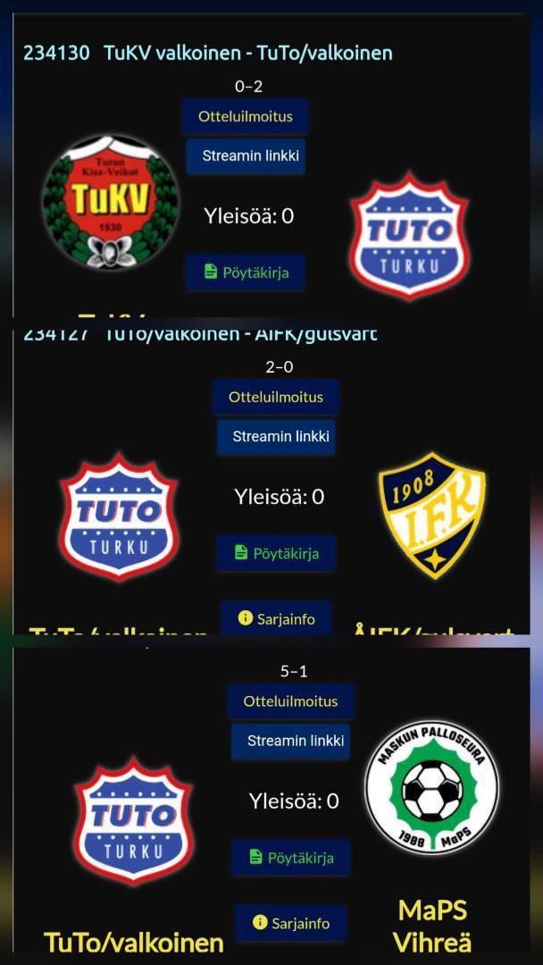 Kauden viimeiset pelit