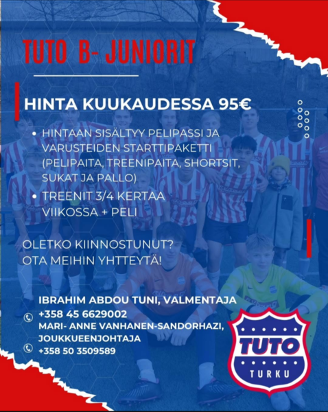 Pelaajaksi meille!