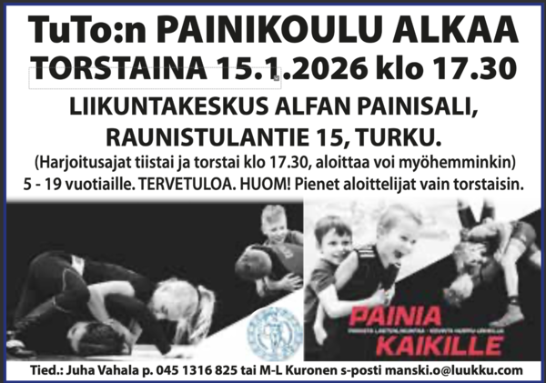 Kevätkauden painikoulu alkaa!