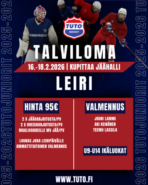 TuTo talvilomaleirin ilmoittautuminen avattu