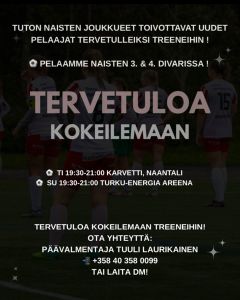 Tervetuloa uudet pelaajat!