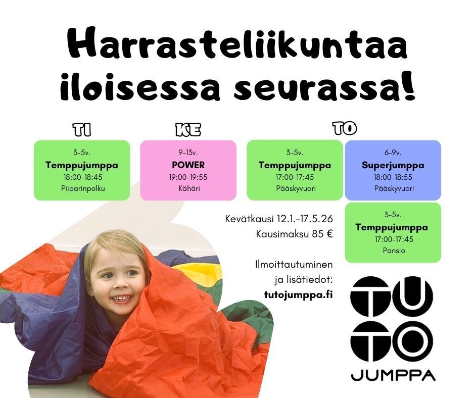 Tutojumpan kevätkauden lukkari