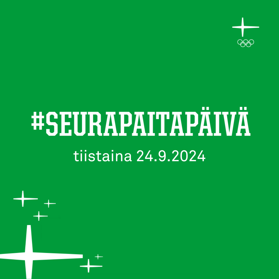 Seurapaitapäivä 24.9 !